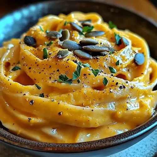 Creamy Pumpkin Alfredo Pasta