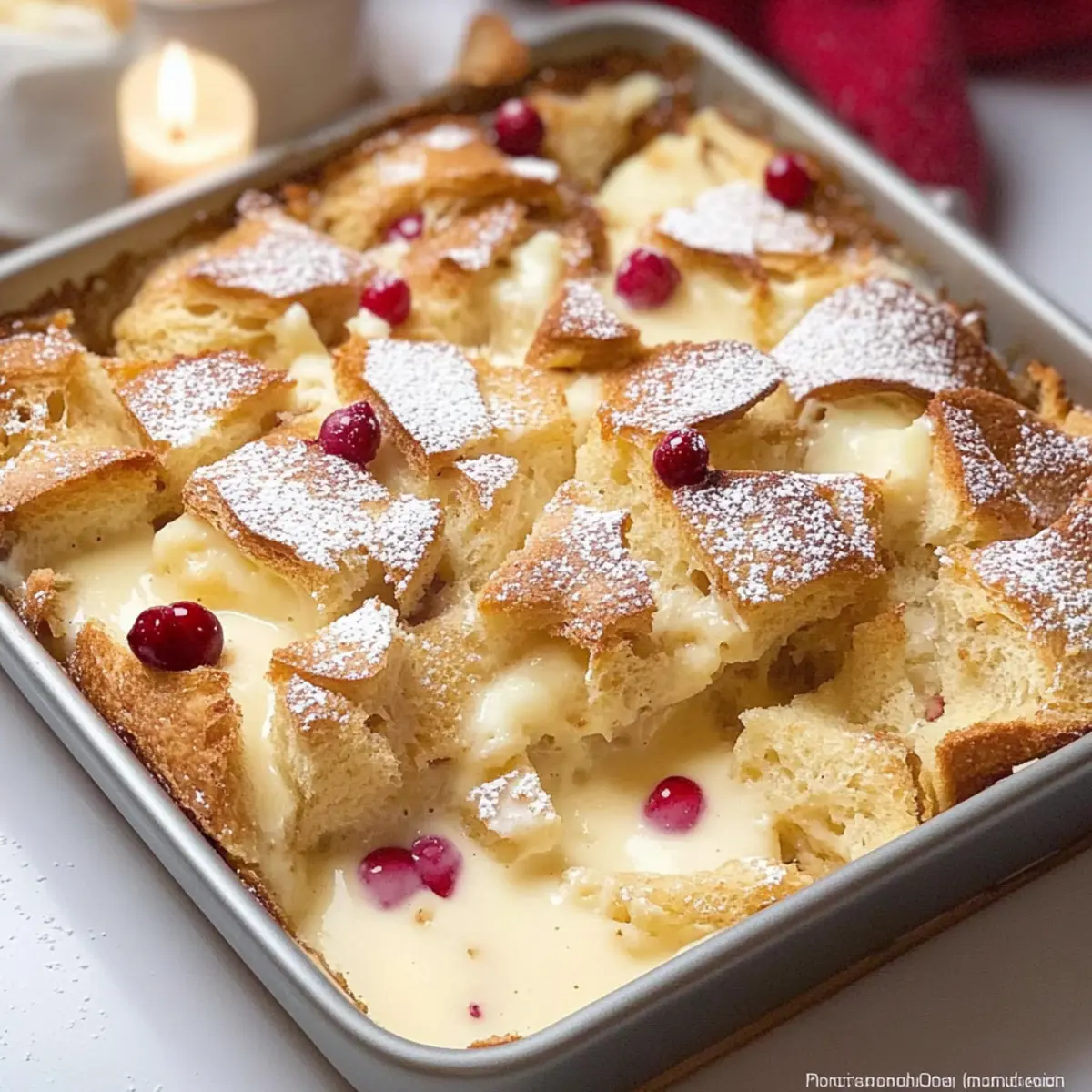 Eggnog Bread Pudding