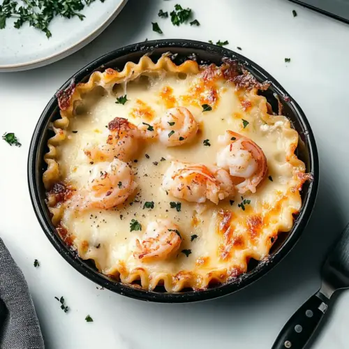 Seafood Lasagna with Lobster and Shrimp