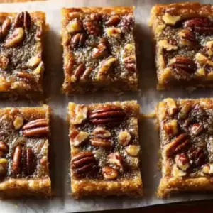Salted Maple Pecan Pie Bars