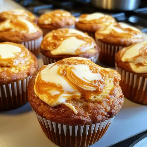 PUMPKIN CREAM CHEESE SWIRL MUFFINS
