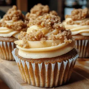 Apple Crumble Cupcakes