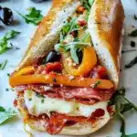 Baked Italian Grinder Sandwiches