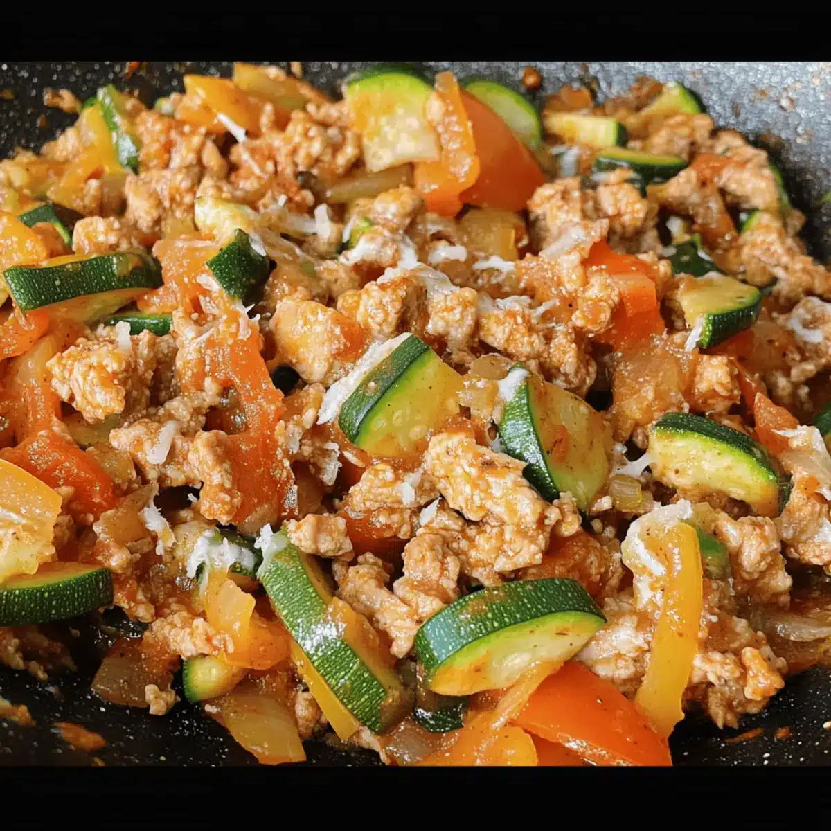 Italian Ground Turkey & Veggie Skillet