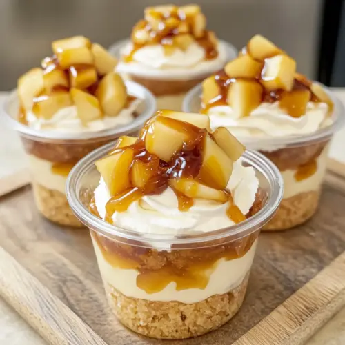 Caramel Apple Dessert Cups