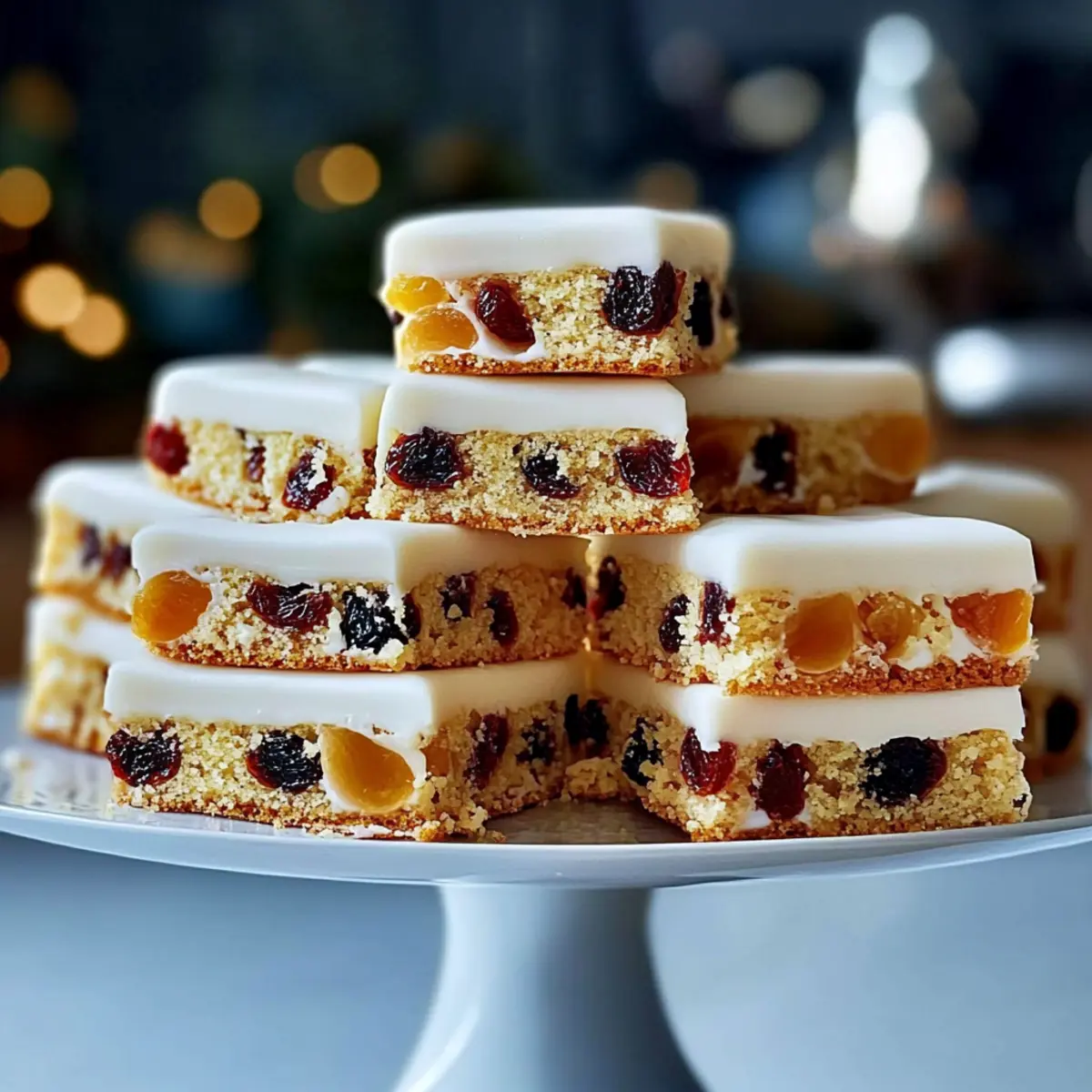 Christmas cake bites