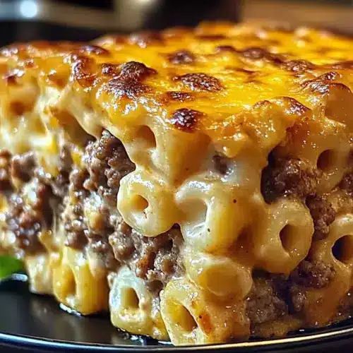 Mac and Cheese Meatloaf Casserole