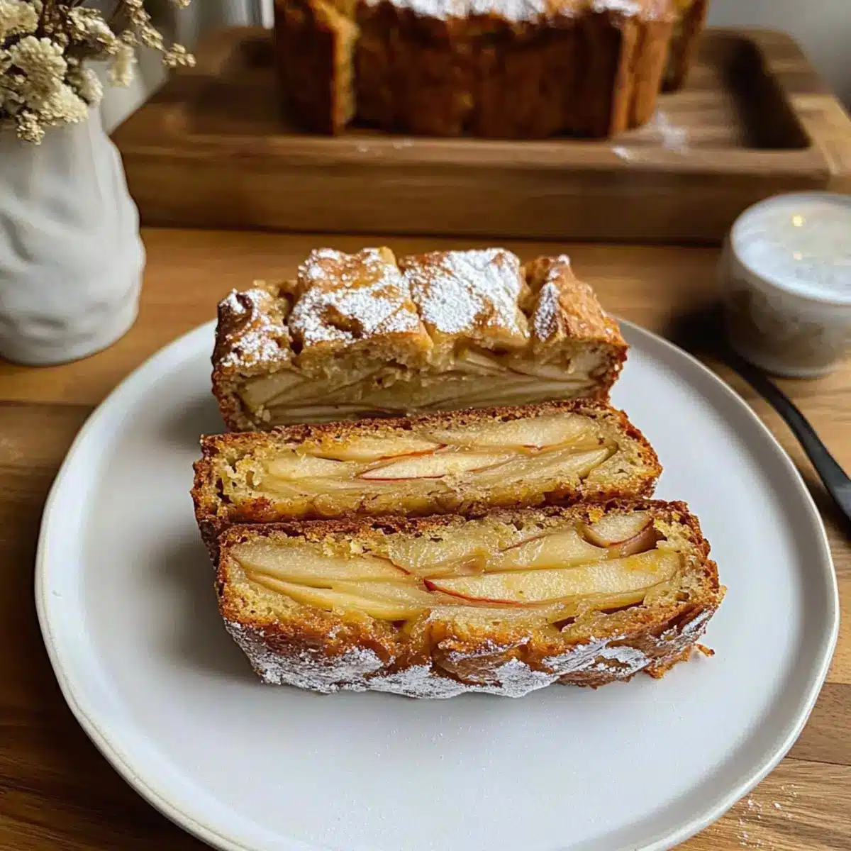 Healthy and Gluten-Free Invisible Apple Bread