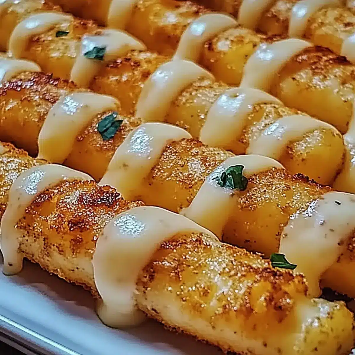 Crispy Hungarian Potato Cheese Sticks