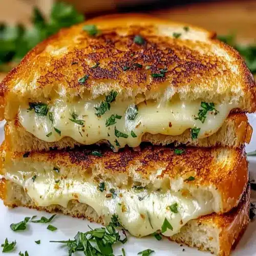 Garlic Bread Grilled Cheese