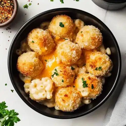 Air Fryer Fried Macaroni and Cheese Balls