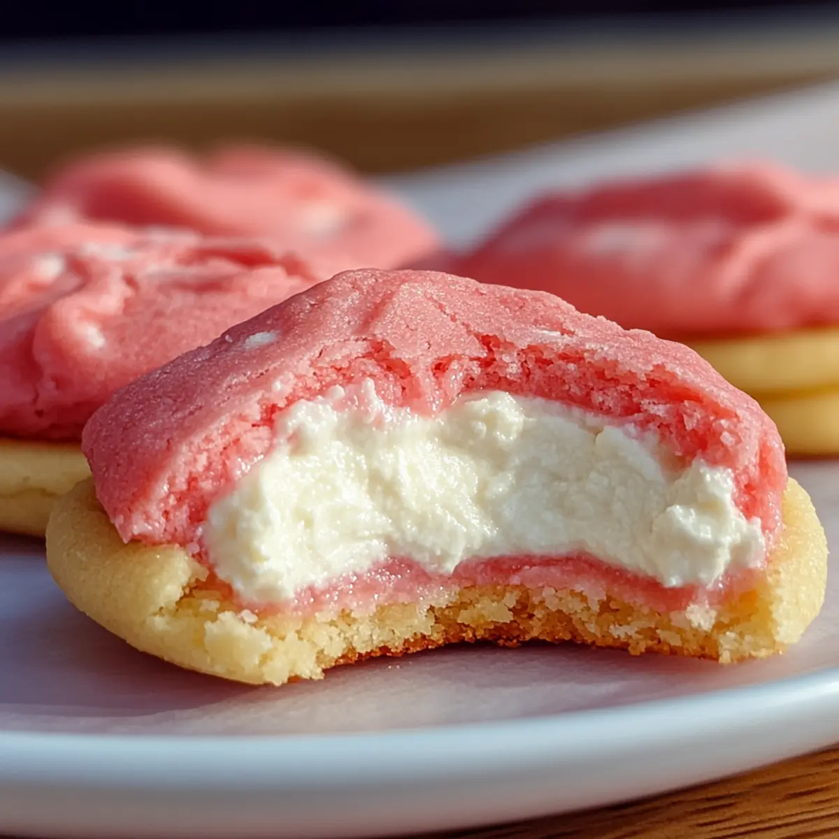 Strawberry Cheesecake Cookies