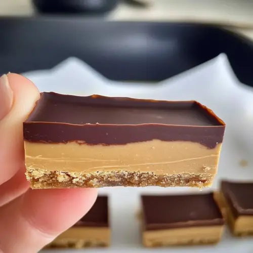 Chocolate Peanut Butter No Bake Bars