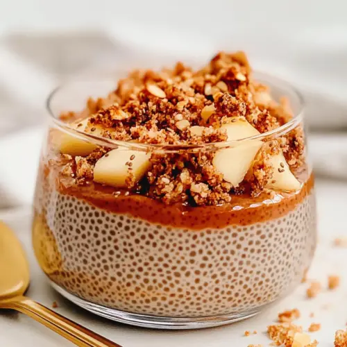 Apple Crumble Chia Pudding