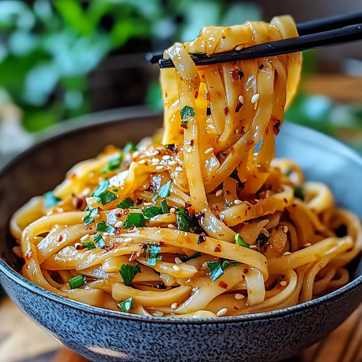 Easy,Flavorous Garlic Chili Oil Noodles