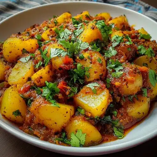 Dopiazeh Aloo Persian Potato Curry