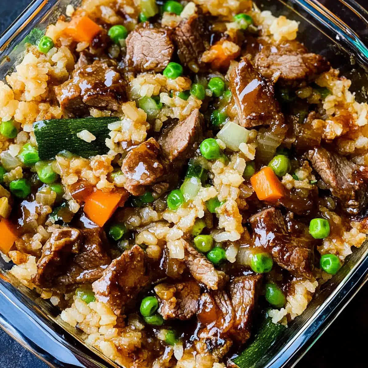 Teriyaki Beef Casserole