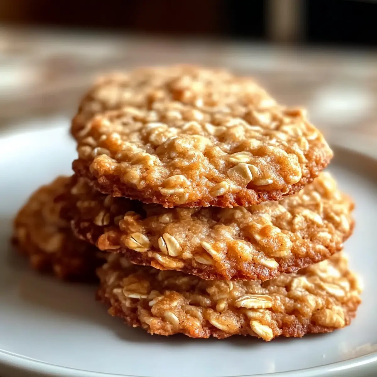 Low Sugar Applesauce Oatmeal Cookies