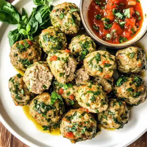 Baked Ground Turkey Meatballs
