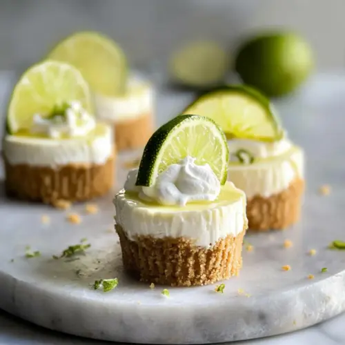 Mini Key Lime Cheesecakes