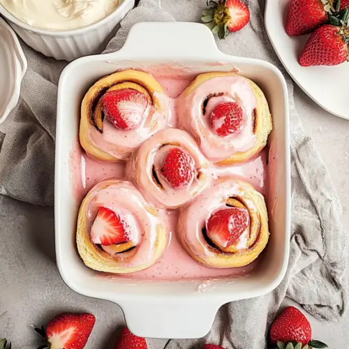 Strawberry Cinnamon Rolls