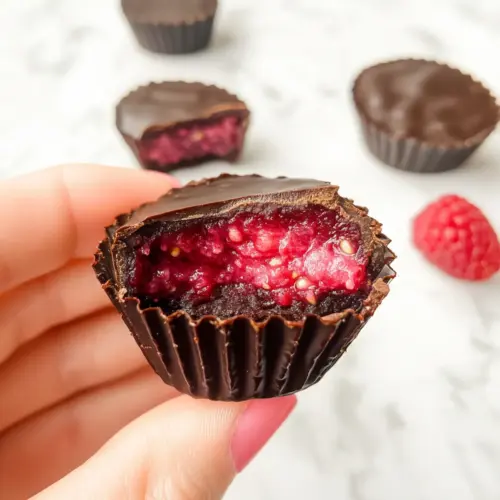 Chocolate Raspberry Chia Cups