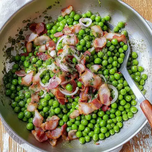 Sauteed Green Peas and Bacon