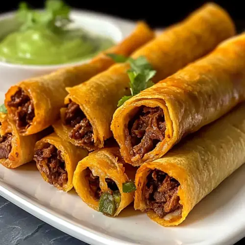Shredded Beef Taquitos
