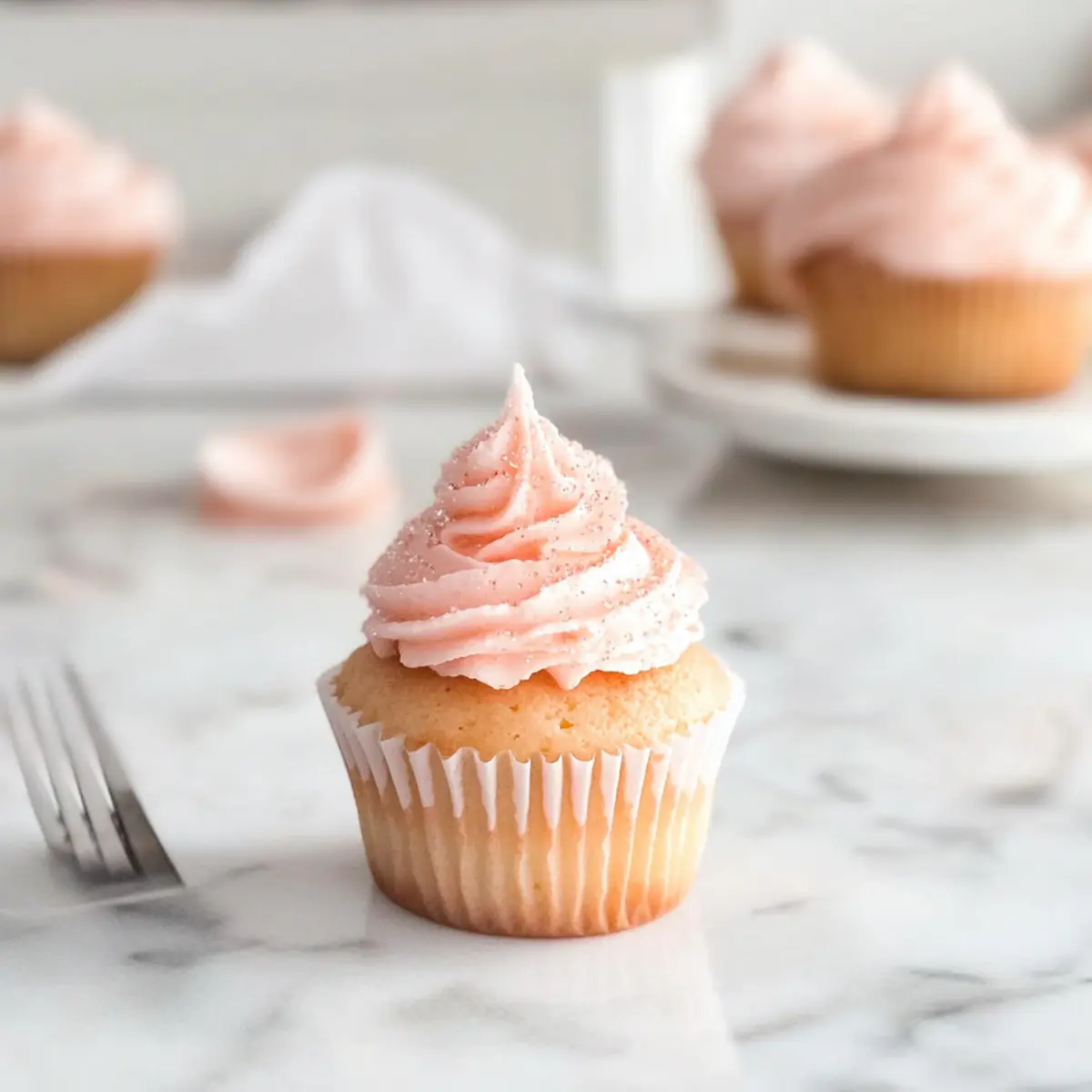 Pink Champagne Cupcakes