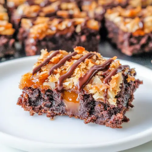 Easy Samoa Brownies