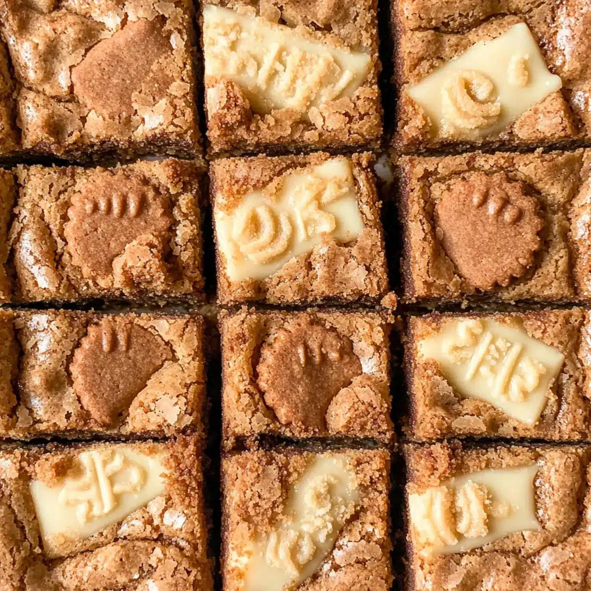 Biscoff Blondies