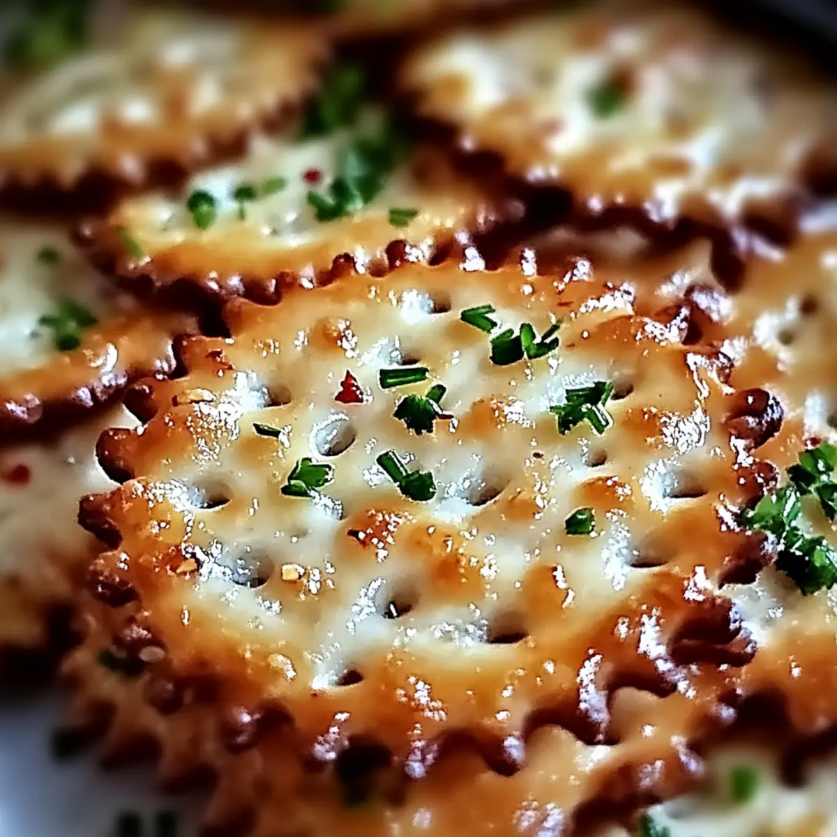 Garlic Bread Ritz Bits