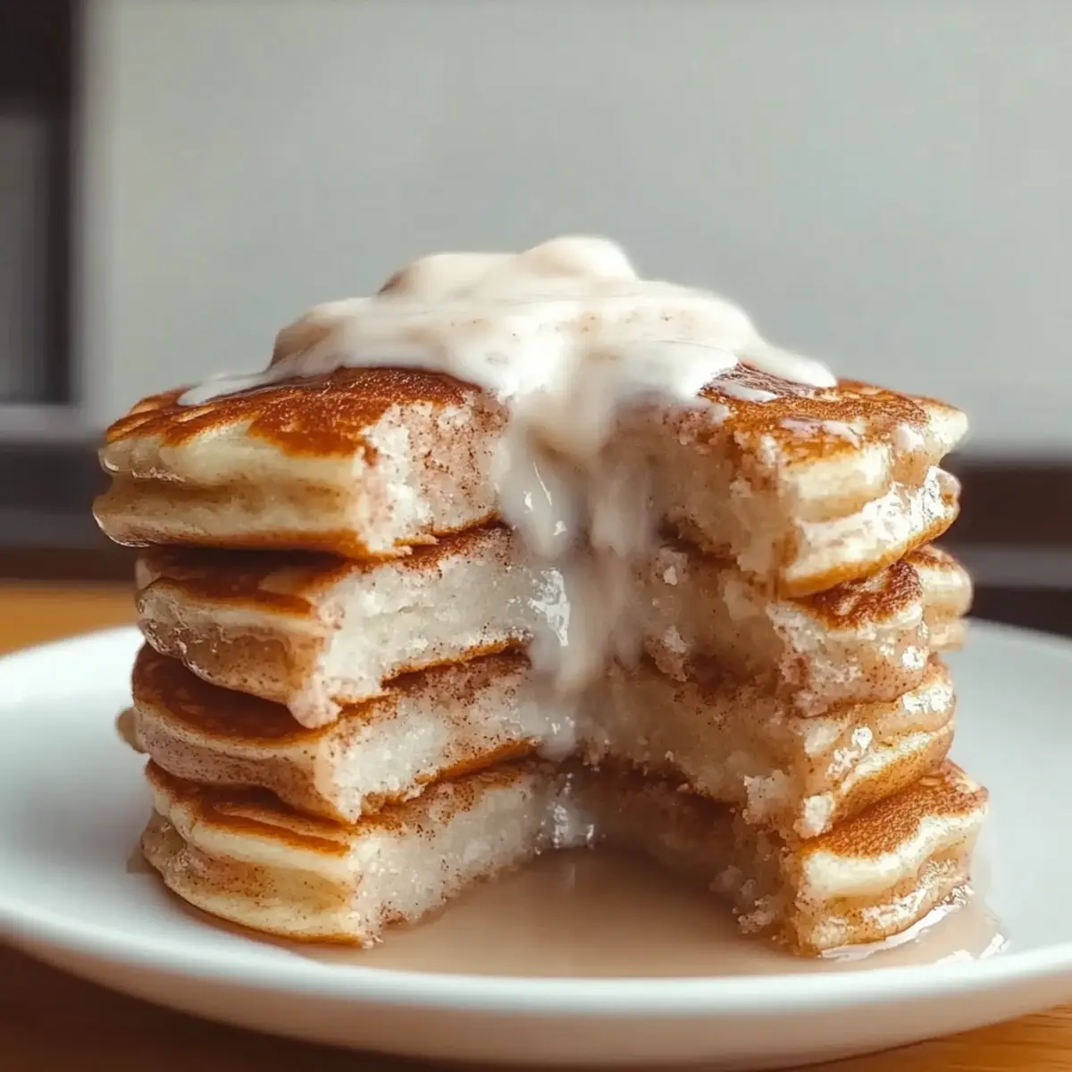 Cinnamon Roll Pancakes