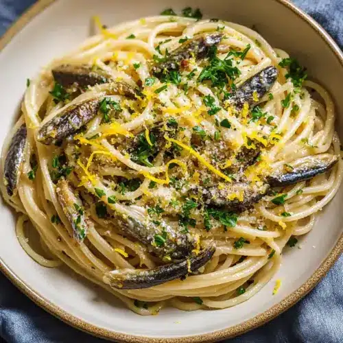 Lemon Sardine Pasta