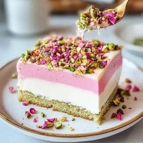 Pistachio Rose Milk Cake