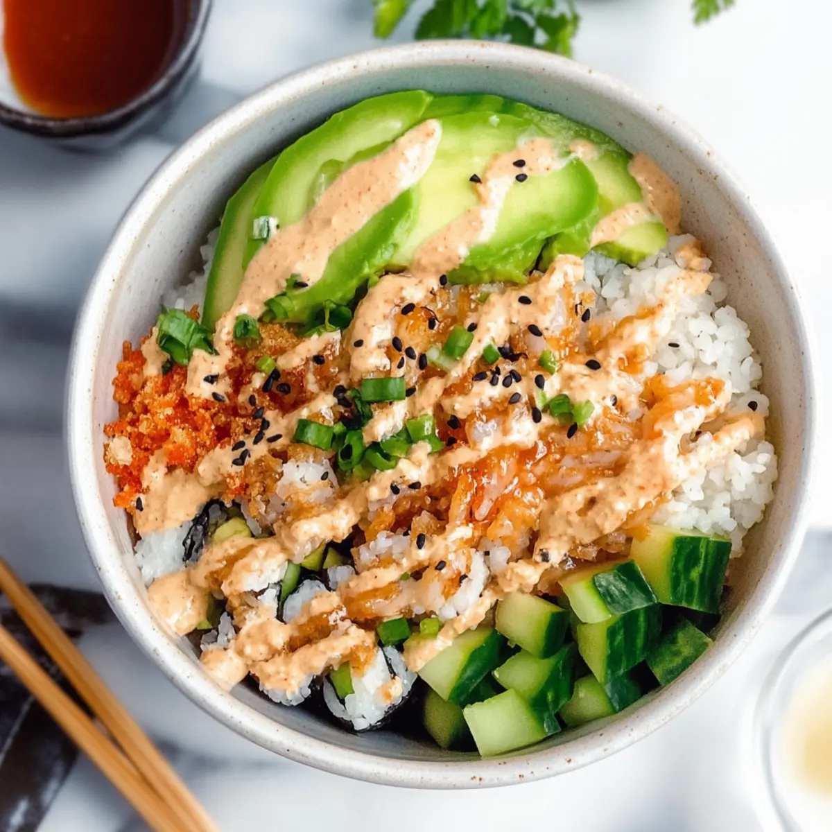 Crunch Roll Sushi Bowl