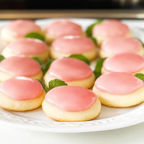 Strawberry Lemonade Meltaway Cookies