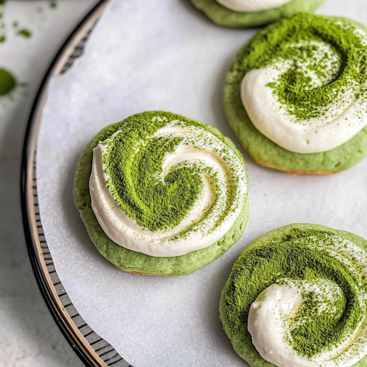 Matcha Latte Cookies