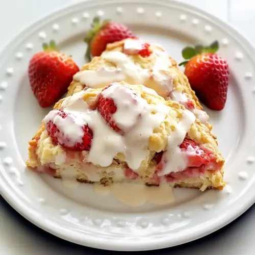 Strawberries and Cream Scones