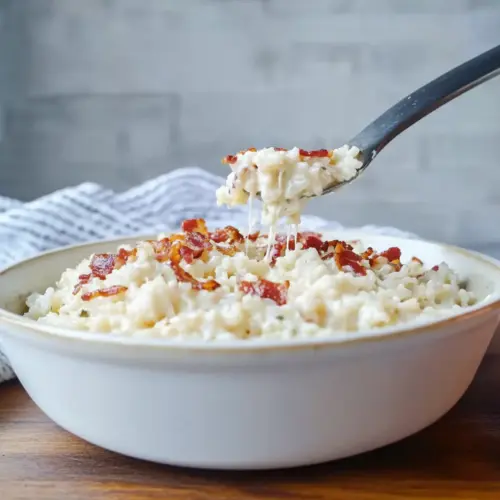 Cheesy Bacon Rice